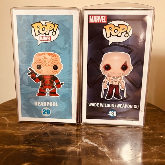Funko Pop! Marvel Deadpool #29 & Wade Wilson Weapon XI #489 PX Previews Exclusi… - Picture 4 of 6